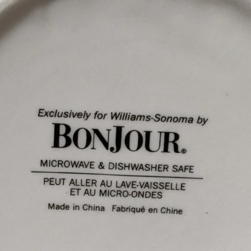 Williams - Sonoma hot chocolate pot Bonjour ceramic dishes